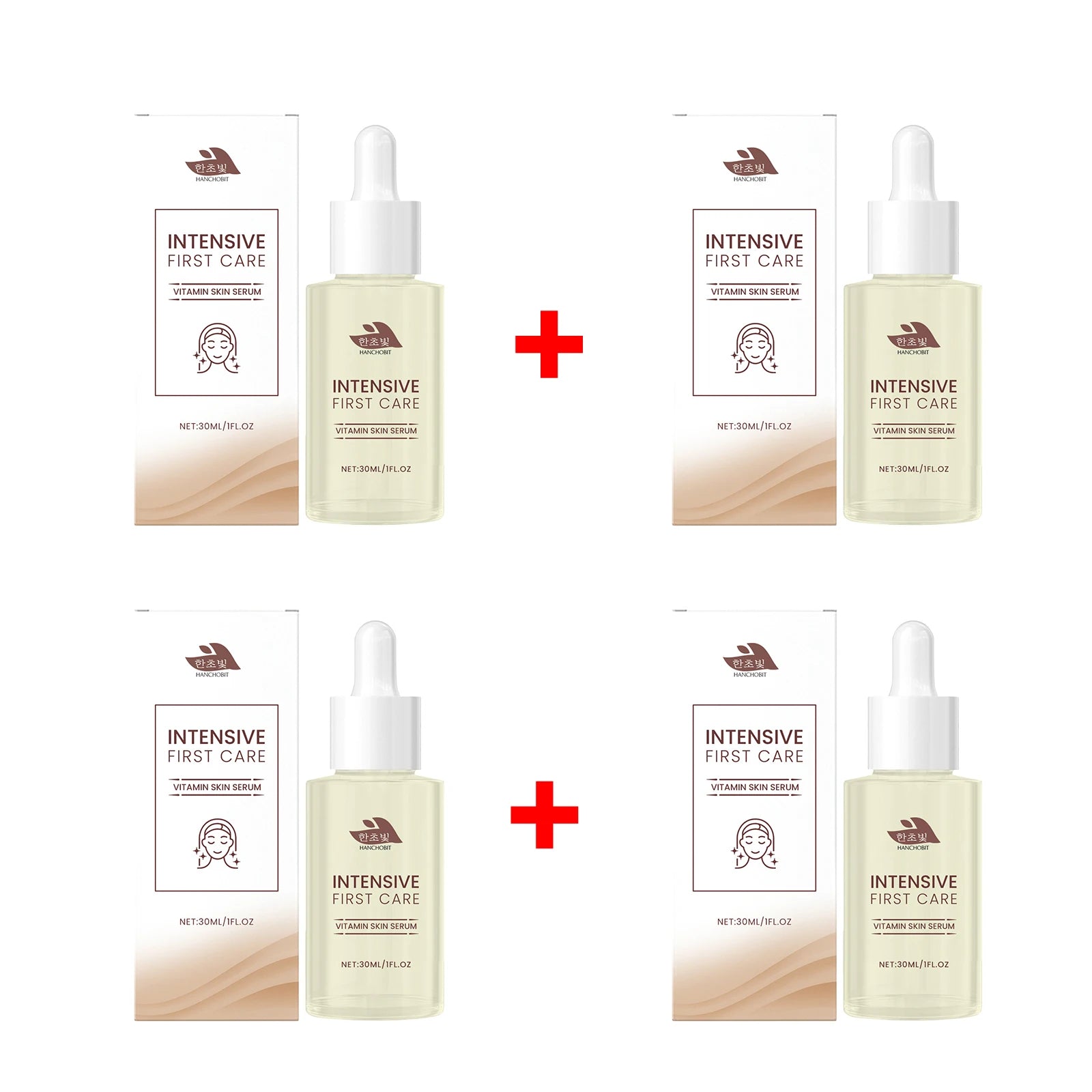 Vitamin Hydrating Serum Repair Damaged Barrier Firming Increase Skin Elasticity Reduce Fine Lines Smoothing Skin Care Essence Oasis Select 4pcs