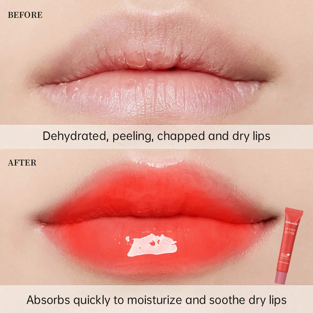 Lakerain Hose Butter Lip Balm Moisturizing Long Lasting Nourishment Daily Care Vanilla Flavour Lip Balm Smoothing Lip Makeup Oasis Select