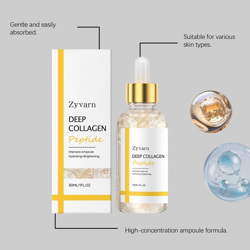 ZYVARN Silk Peptide Collagen Lifting Serum – Anti-Aging 30ml Face Lifting Serum Oasis Select