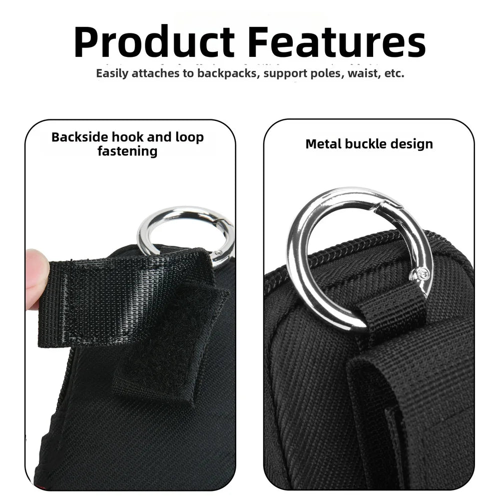 Robust Nylon Carry Pouch Designed for AiMoonsa MP3 Player with Hook to Enhance Portability and Physical Protection Oasis Select
