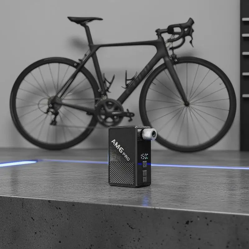 Portable Electric Bike Tire Pump High Pressure 150PSI With Digital Display And Type C Charging For Mountain Bike Road Bike FV AV Oasis Select