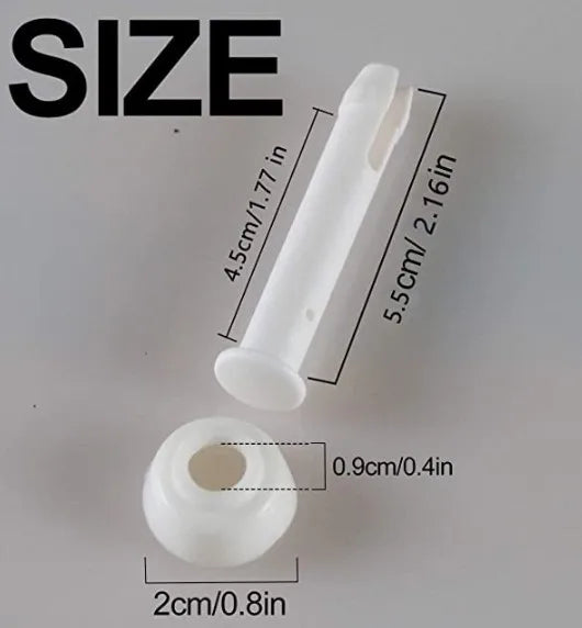 10Pcs Replacement Plastic Pool Joint Pins for Intex Round Metal Frame Pools with Rubber Seals Lock Set Swimming Pool Parts Oasis Select 5.5cm