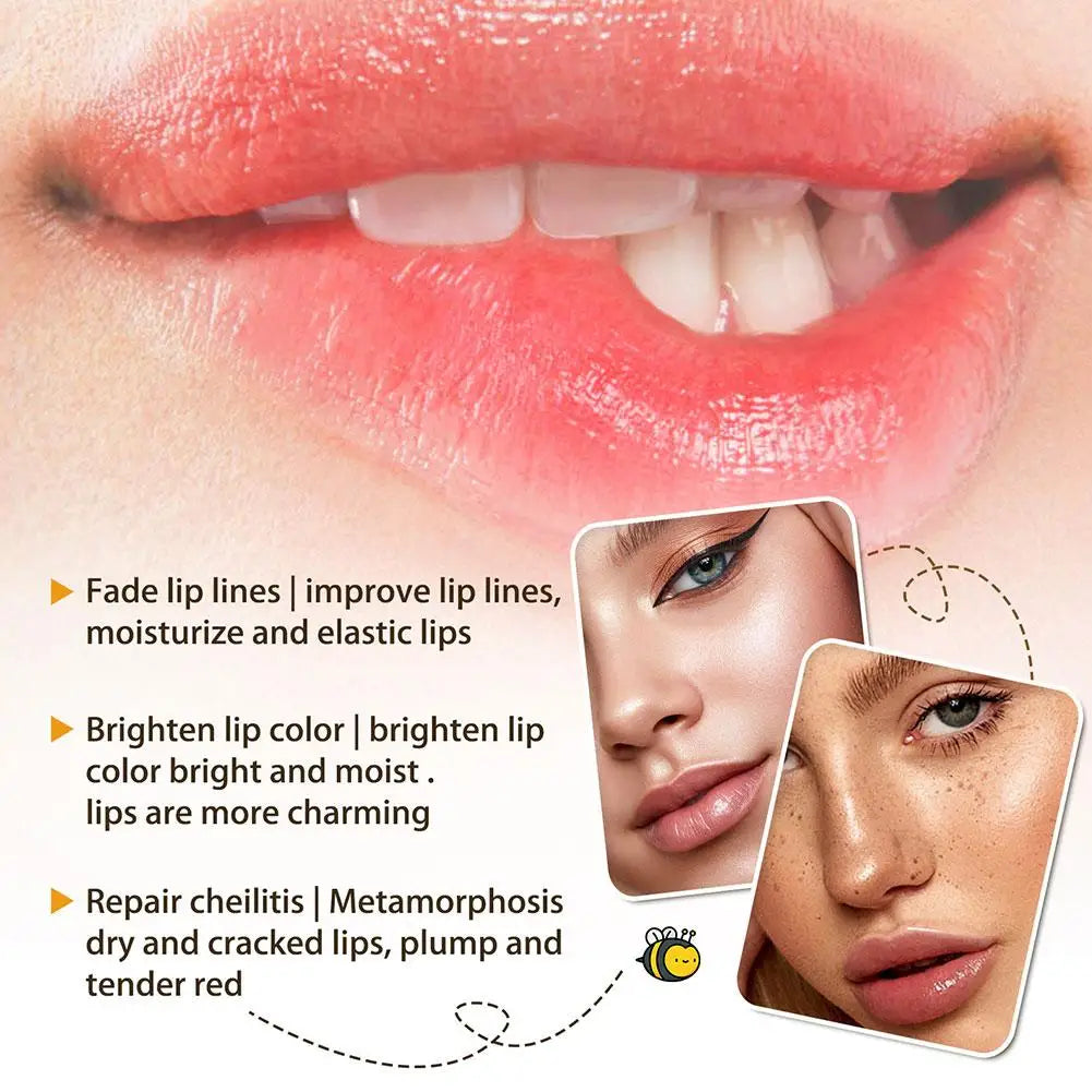 Honey Lip Oil Hydrating Overnight make Up Lip Balm Moisturizing Gloss Shiny Plumping reduces lip lines Lip Skin Care 5g Oasis Select