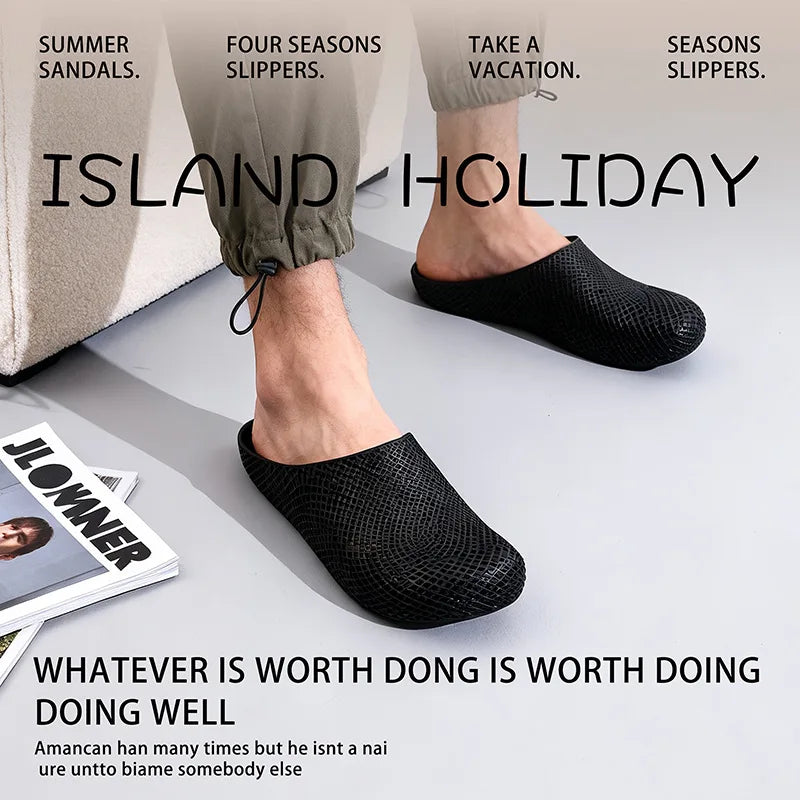 Breathable Clog Work Shoes for Men Summer Slip on Anti Slip Kitchen Safety Shoes Lightweight Indoor Outdoor Garden Clogs Oasis Select