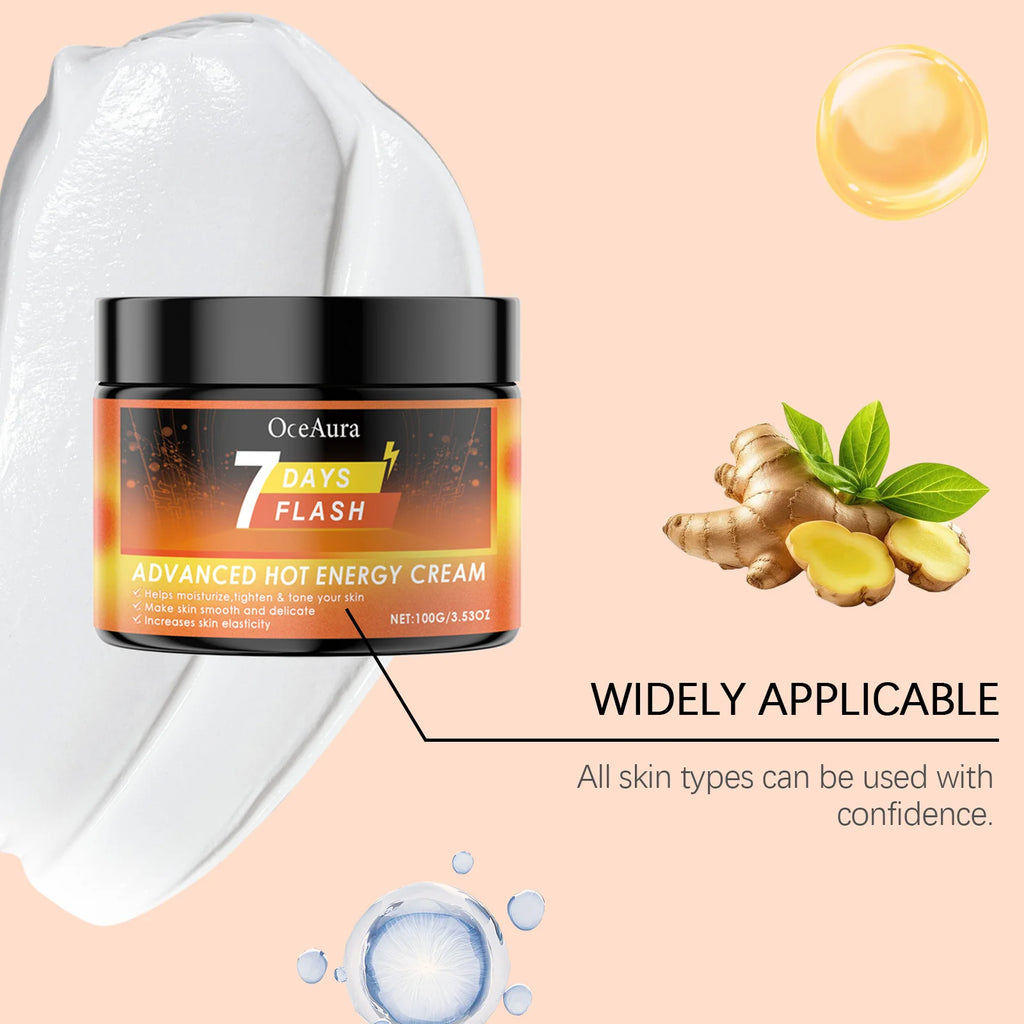 Ginger Fat Burning Cream Sweat Enhancer Anti Cellulite Reduce Tummy Waist Leg Fat Firming Lifting Body Shaping Slimming Cream Oasis Select