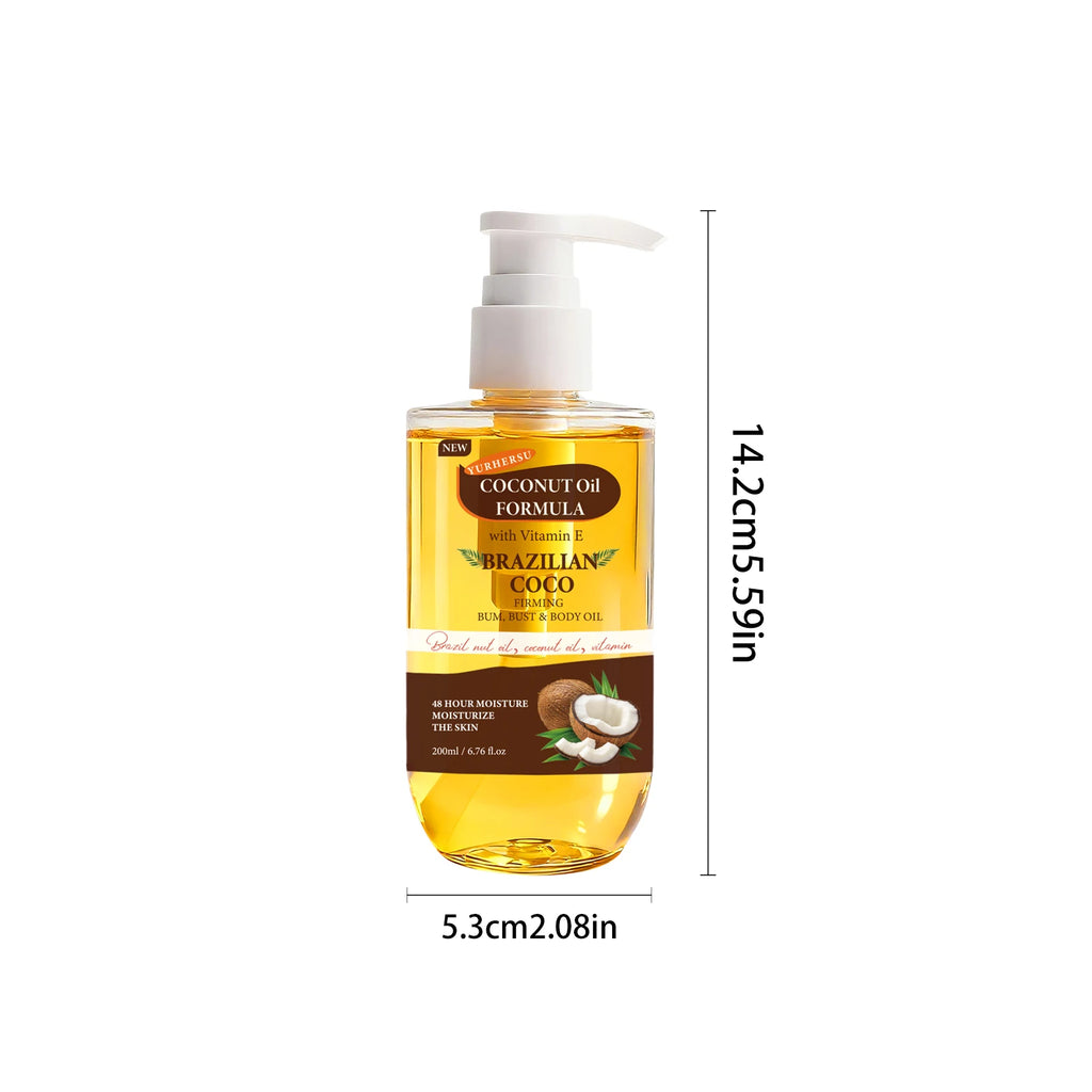 Organic Coconut Oil Body Cream – Deep Moisturizing, 200ml Body Moisturizer Cream Oasis Select