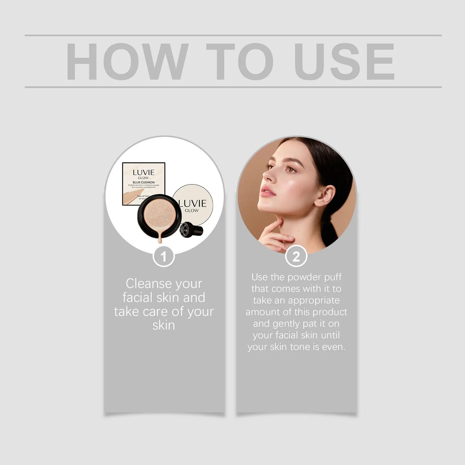 Mushroom Head Air Cushion Long Lasting Waterproof Oil Control Moisturizing Longwearing Waterproof Makeup Base Concealer CC Cream Oasis Select