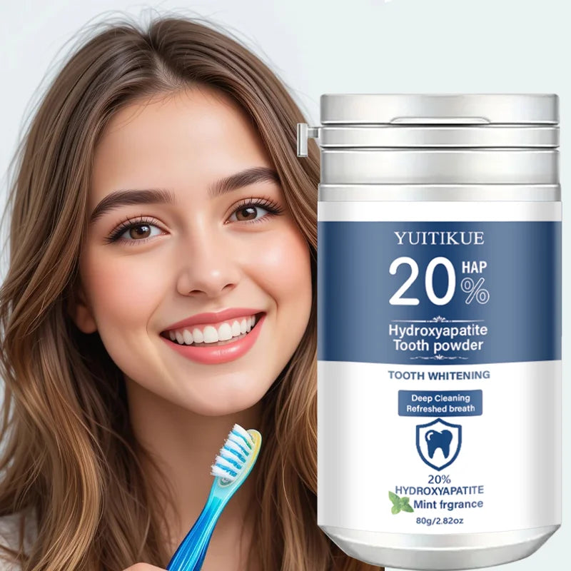 Hydroxyapatite Tooth Powder – Mint Deep Cleansing White Teeth