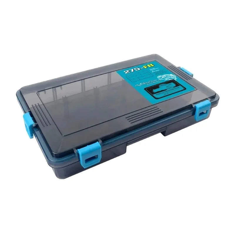 Fishing Tackle Box Large Capacity Waterproof Accessories Hook Storage Lure Bait Tray Storage Lure Bait Organizer Boxes Oasis Select big blue