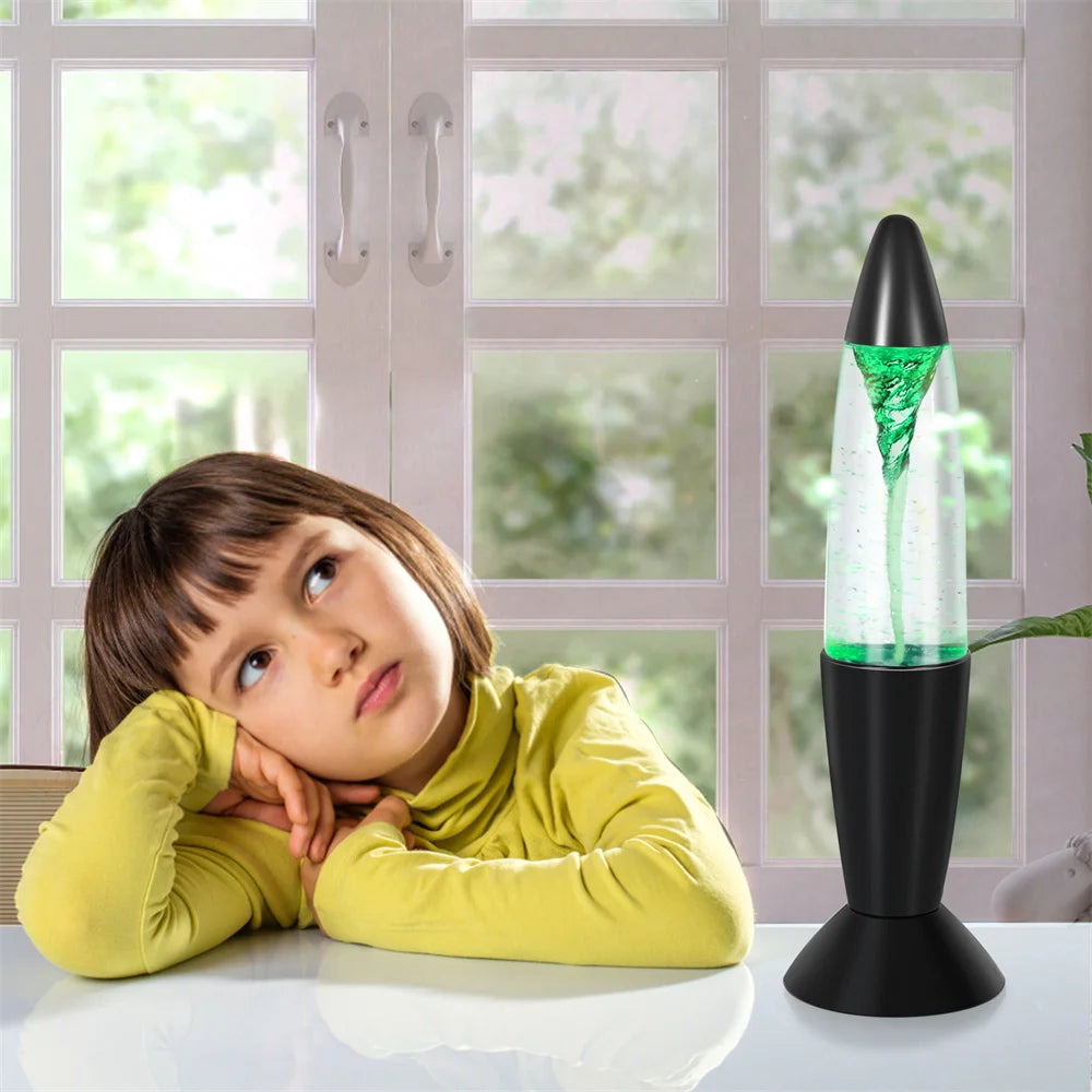 SHINEKNOT Tornado Lamp RGB LED Night Light | USB & AA