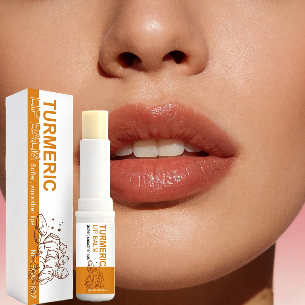 Turmeric Moisturizing Lip Balm Remove Dead Skin Reduce Lip Lines Antioxidant Anti Cracking Winter Repair Damage Brighten Lip Gel Oasis Select