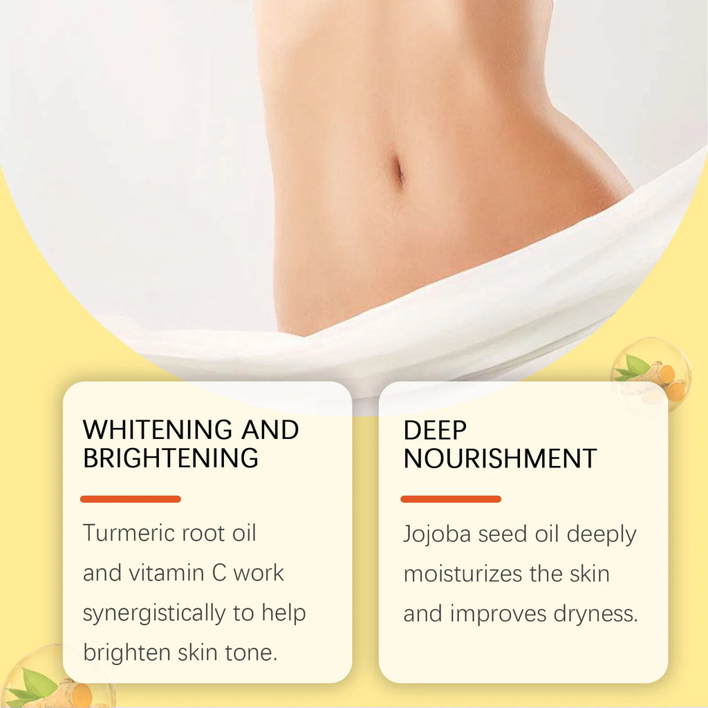 Turmeric Body Oil – Brightening & Moisturizing Skin Care 100ml Turmeric Body Oil Oasis Select