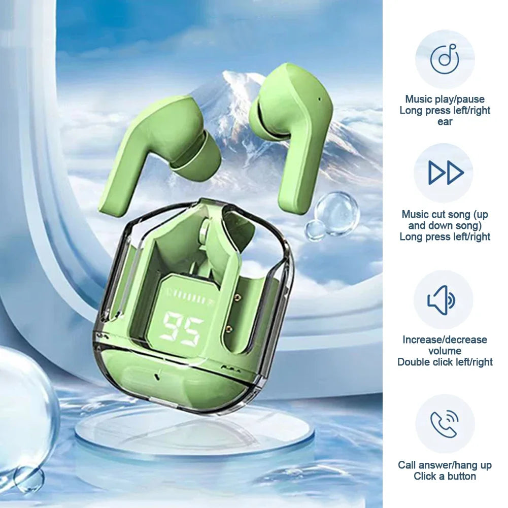 Fanmuran TWS Bluetooth 5.3 Earbuds ANC | Digital Display Case