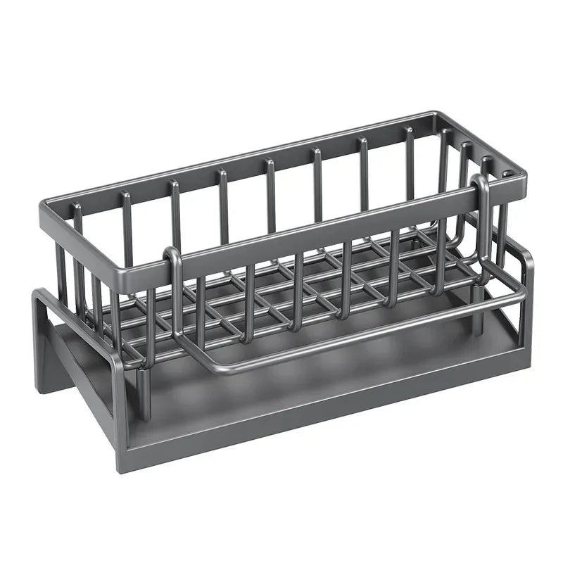 Kitchen Sink Drain Rack – Sponge, Soap & Towel Organizer Sink Organizer Rack Oasis Select
