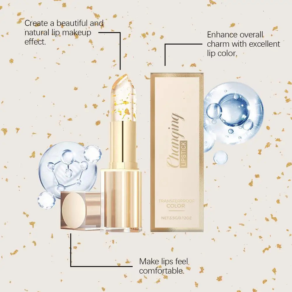 Color Changing Lipstick Deeply Moisturizing and Repairing Chapped Lip Lines Long Lasting 24H Moisturizing Glossy Shine Lip Gloss Oasis Select