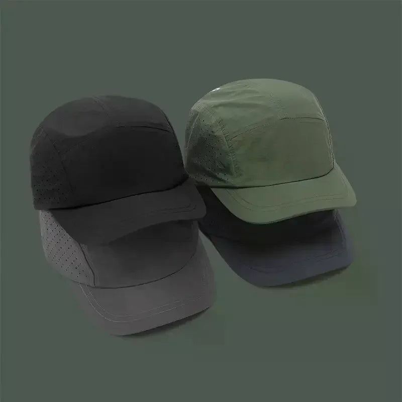 Summer Thin Breathable Mesh Baseball Caps For Men And Women Outdoor Camping Leisure Sun Protection Quick-drying Hiking Hats Oasis Select