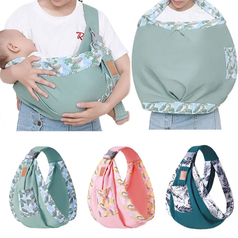 Baby Wrap Newborn Sling Dual Use Infant Nursing Cover Carrier Mesh Fabric Breastfeeding Carriers Up Baby Carrier Backpack 0-36M Oasis Select