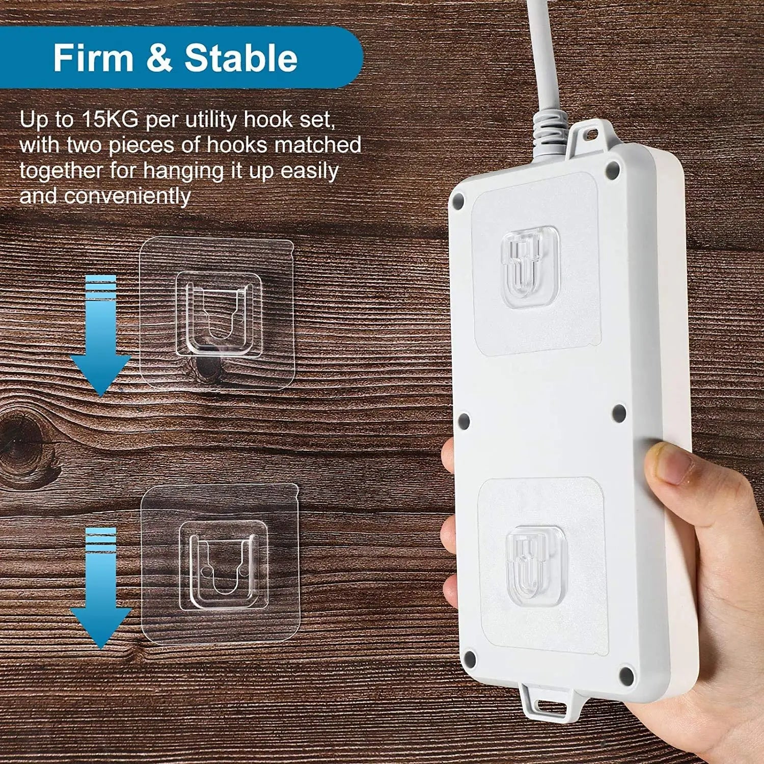 10 Pairs Strong Sticky Hung Double Sided Patch Hook Buckle Transparent Adhesive Wall Hooks Cup Sucker Oasis Select