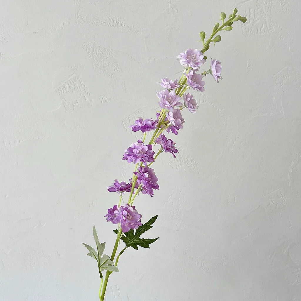 84CM Artificial Flower Swiftgrass Hyacinth Violet Home Decoration Floor Flower Arrangement Wedding Photography Prop Oasis Select Light Purple- 84 cm