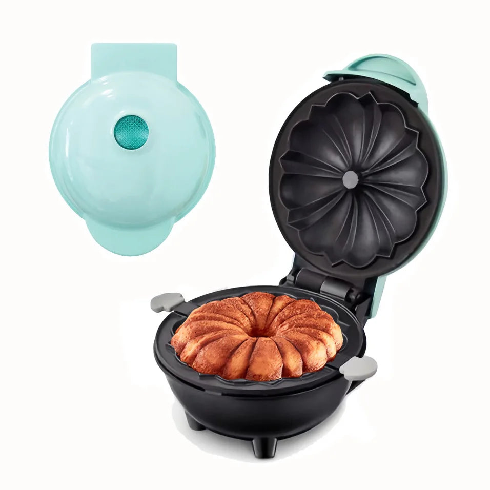 URGGU Mini Waffle Maker – Cake, Sandwich & Biscuit | 110V/220V