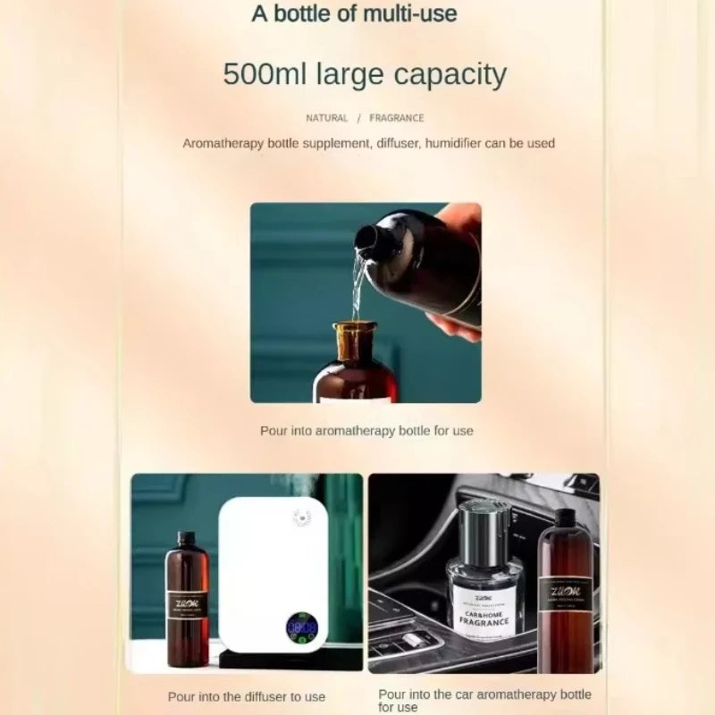 DIY House Fragrance Essential Oil 500ml Hilton Hotel Long-lasting Aromatherapy Deodorant For Living Room Bedroom Hotel Toilet Oasis Select