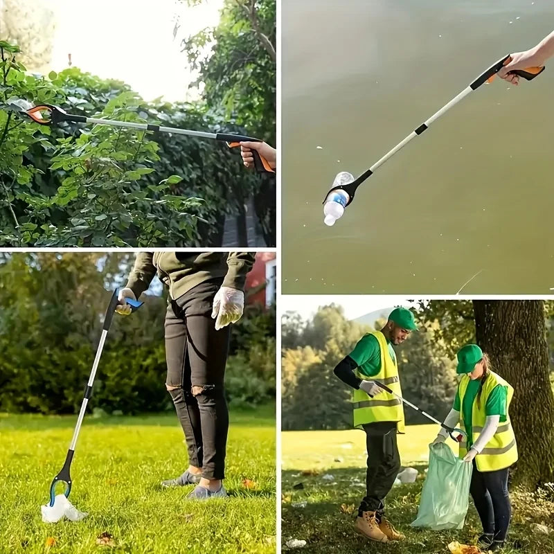 2pcs 32-Inch Foldable Grabbing Tool,360° Rotating Jaws with Magnetic Tips,Lightweight Reacher for Trash Pickup,Ideal for Seniors Oasis Select