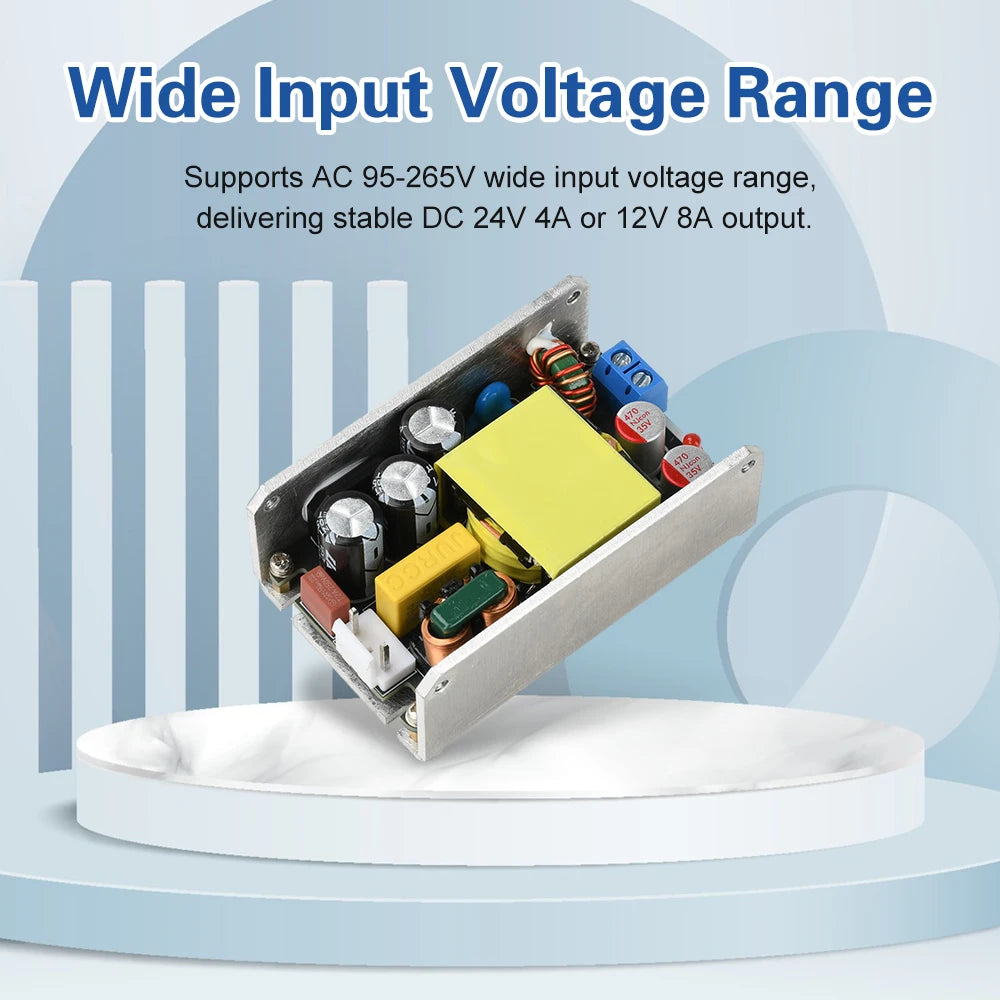 AC To DC 12V/24V Gallium Nitride Switching Power Supply Board 12V 6A 24V 4A Isolated Switching 100W Buck Converter Module Oasis Select