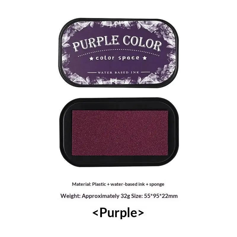 Water-Based Ink Sponge Inkpad for Stamping, Scrapbook & Planner