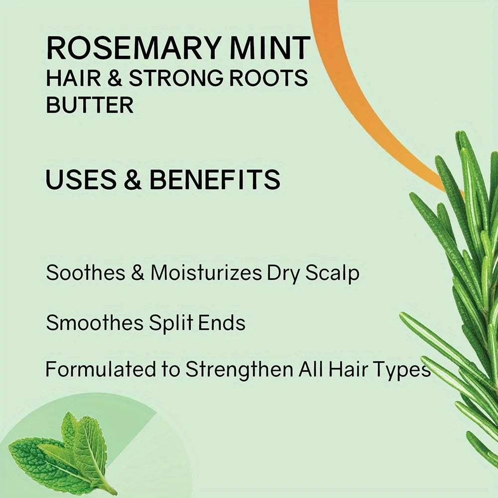GZE Rosemary Mint Hair Butter – Growth & Root Strengthening 100g