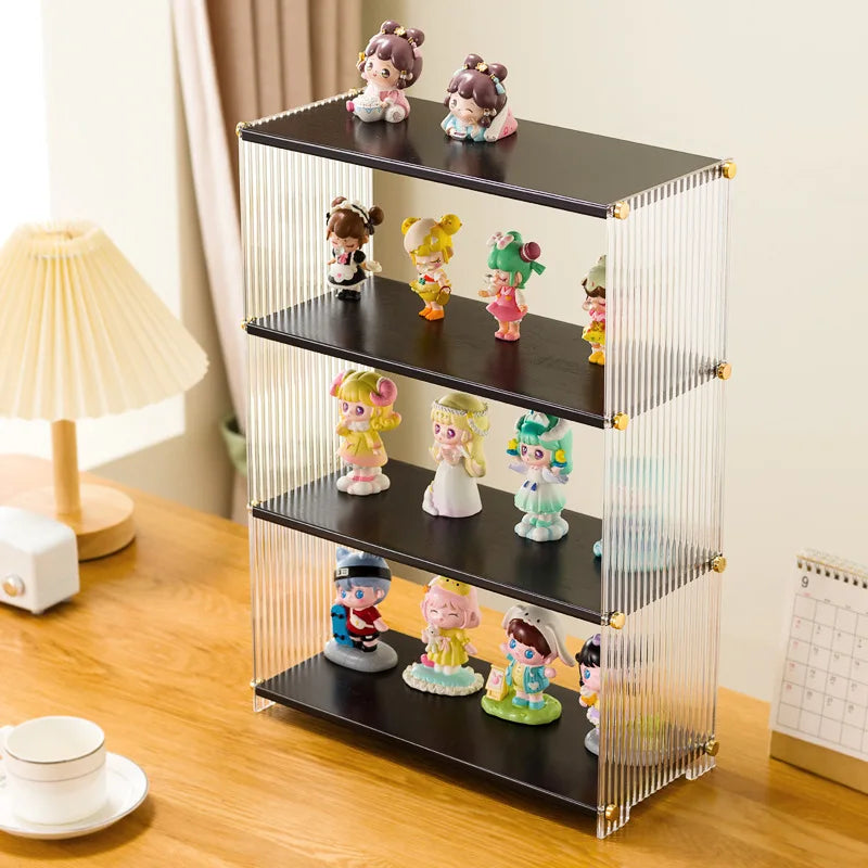 Blind box display stand Figure display case POP MART Lego doll building block storage desktop acrylic storage box Oasis Select