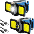 Mini COB LED Keychain Flashlight | USB Rechargeable Work Light
