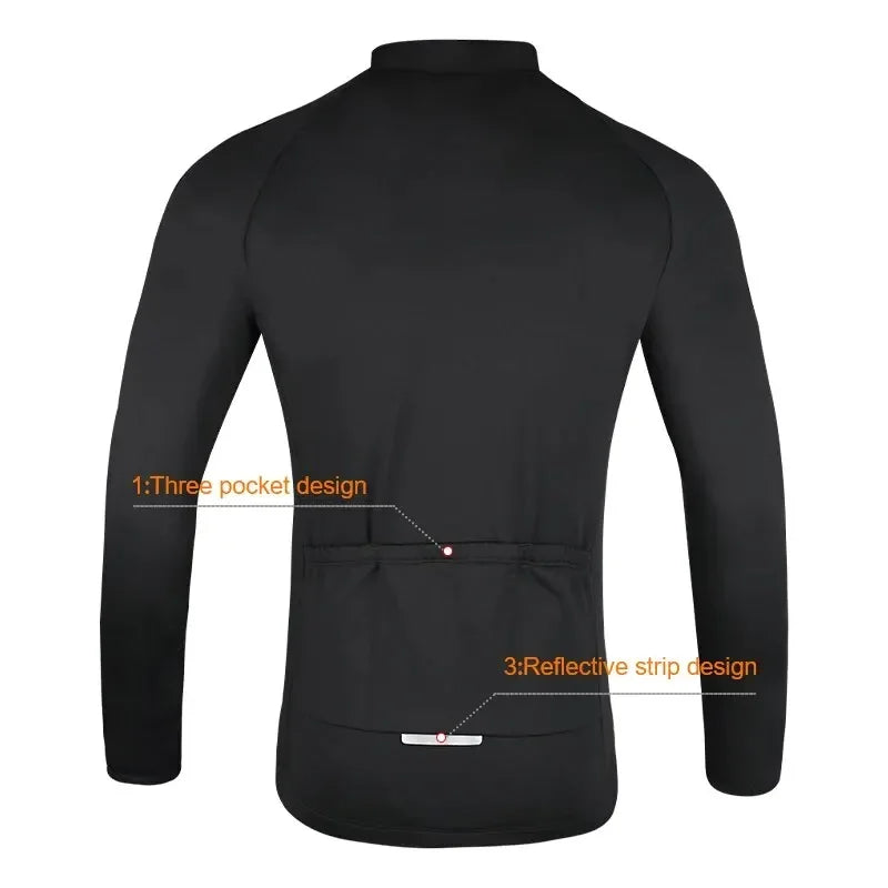 GRSRXX Winter Warm Cycling Jacket Mountain Bike Jacket Cycling Jersey Long Sleeve Cycling Jersey Ciclismo Jacket Unisex Oasis Select