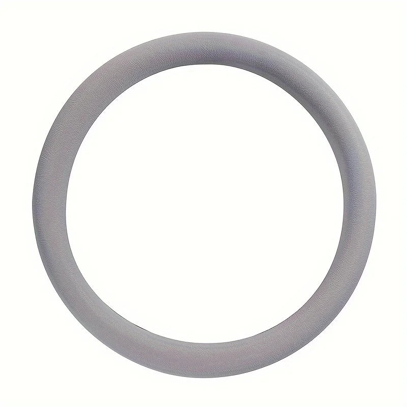 General Motors steering wheel cover -Silicone/ artificial leather wrapped cover, suitable for round and D-shaped steering wheels Oasis Select Grey