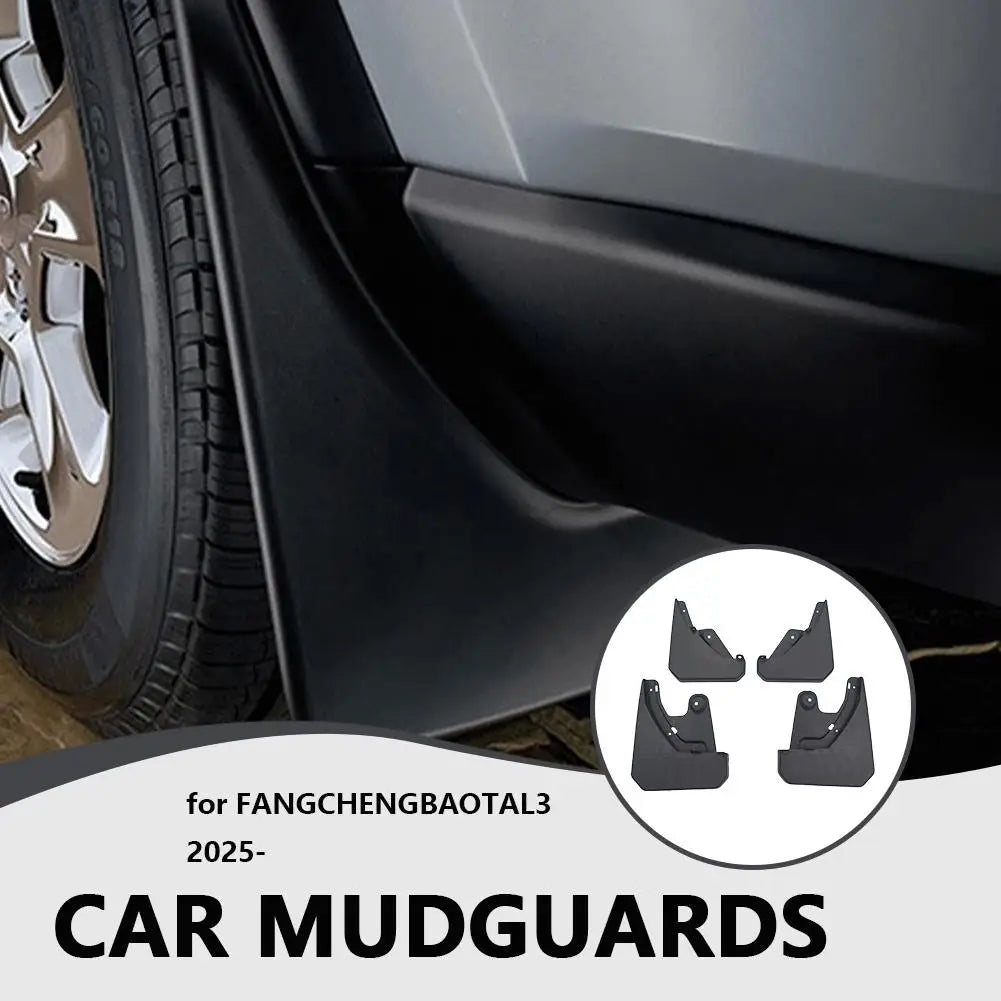BYD Leopard Titanium 3 2025 Mud Flaps – Front & Rear Set of 4 Mud Flap Set Oasis Select