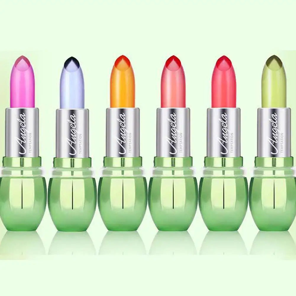 Crystal Jelly Lipstick,Magic Color Changing Lipstick, Moisturizing Temperature Color Changing Lip Gloss,Nourishing Lip Balm Oasis Select