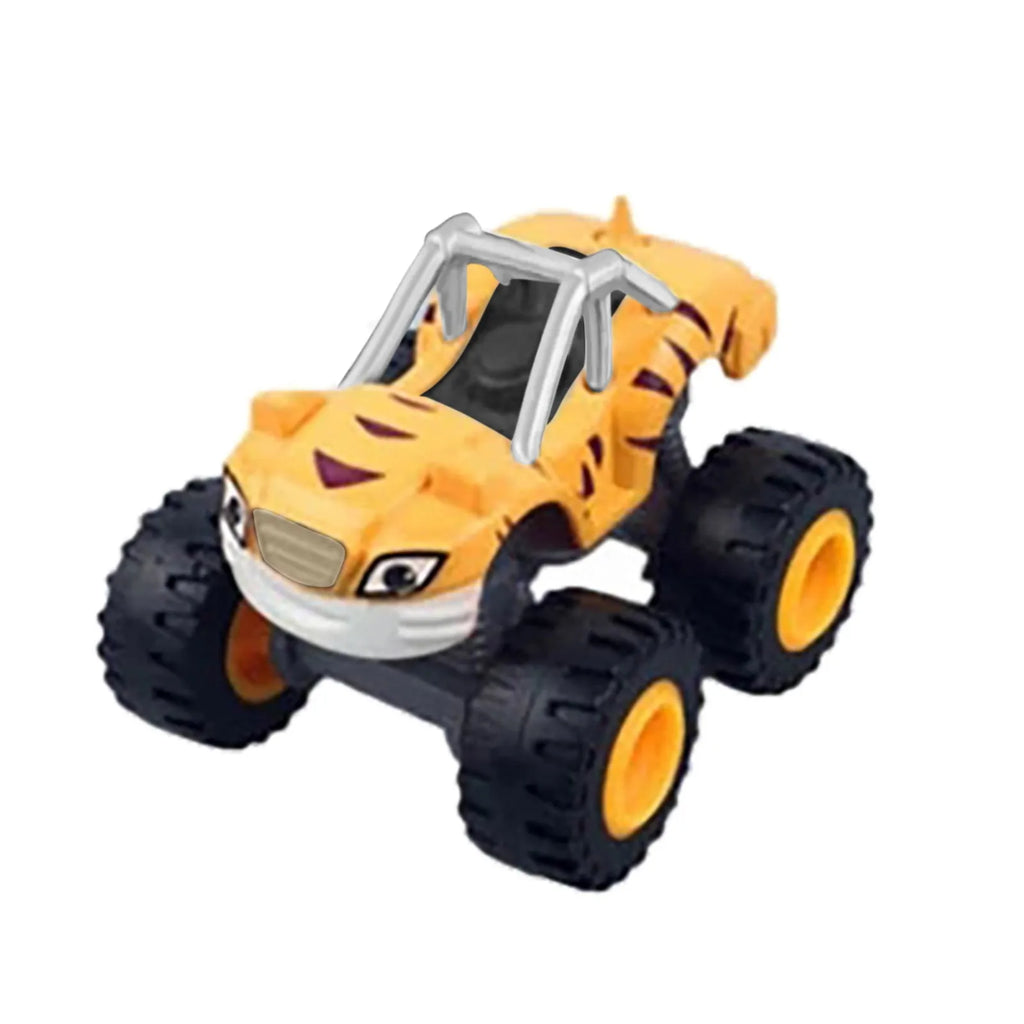 Classic Blaze Cars Model Inertia Diecast Vehicles Racing Figure Blaze Toys for Children Monsters Truck Machines Car Toy Kids Oasis Select Yellow