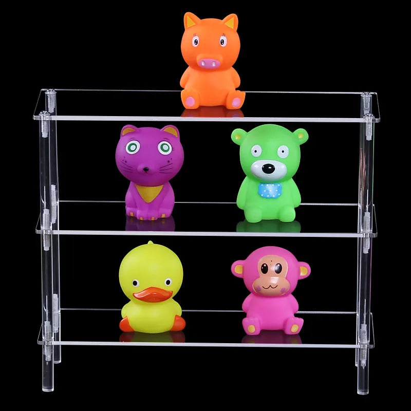 4-Tier Acrylic Display Shelf for Figures, Jewelry & Collectibles