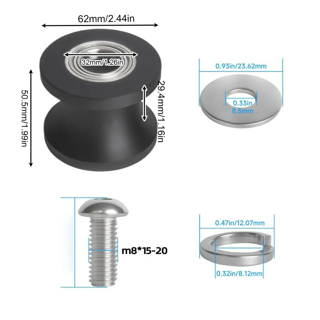 Elliptical Trainer Roller Quiet Smooth Replacement Parts Elliptical Replacement Parts For Indoor Commercial Gym Apartment Room Oasis Select