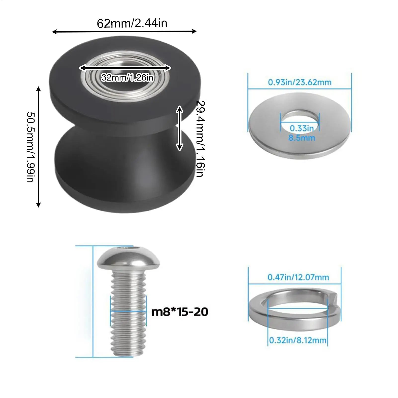 Elliptical Trainer Roller Quiet Smooth Replacement Parts Elliptical Replacement Parts For Indoor Commercial Gym Apartment Room Oasis Select
