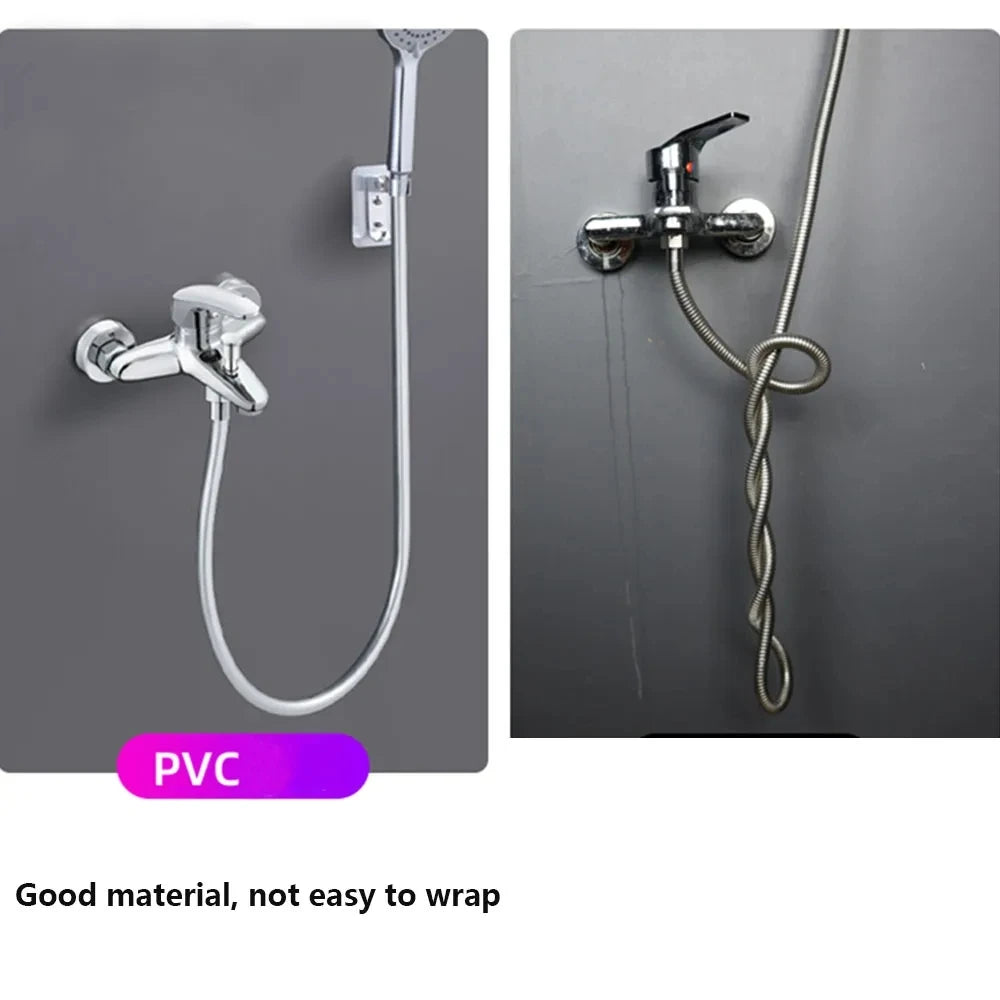 1.5/2.0/3.0M High Pressure Shower Hose Plumbing for Bathroom Accessories PVC Flexible Handheld Anti Winding GI/2 Universal Hose Oasis Select