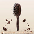 Air Cushion Hair Brush – Anti-Static Detangling Scalp Massage Comb Air Cushion Hair Brush Oasis Select 9111SY-Coffee