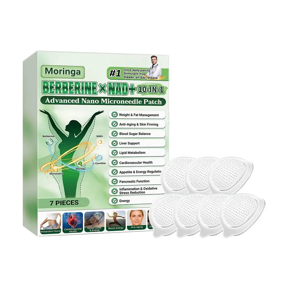 10-in-1 Nano Microneedle Patch – Firming & Moisturizing Skin Microneedle Skin Patch Oasis Select 1 box