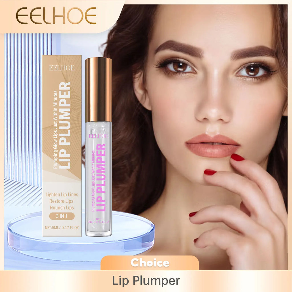 EELHOE Lip Plumper Oil – Volumising, Nourishing & Brightening Lip Plumper Oil Oasis Select