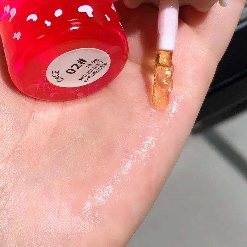CACE Milk Jar Lip Gloss Oil – Moisturizing Peach Lip Plumper