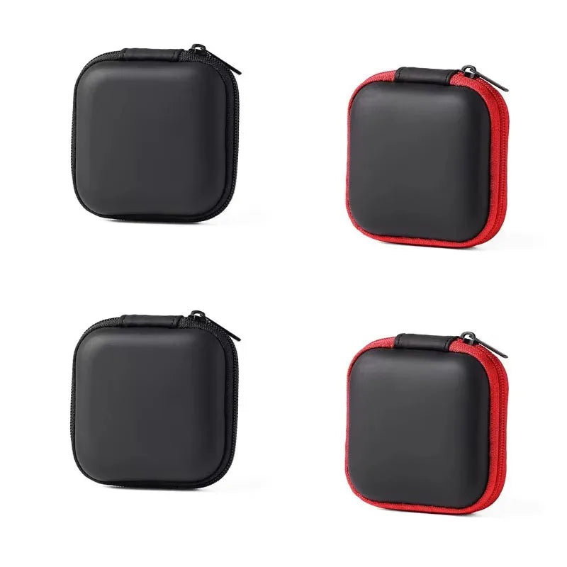 1/4pcs Earphone Protective Bag Box Hard EVA Case Digital Charger Headphone Storage Bag Usb Data Cable Organizer Carrying Pouch Oasis Select 4pcs-Mix 5