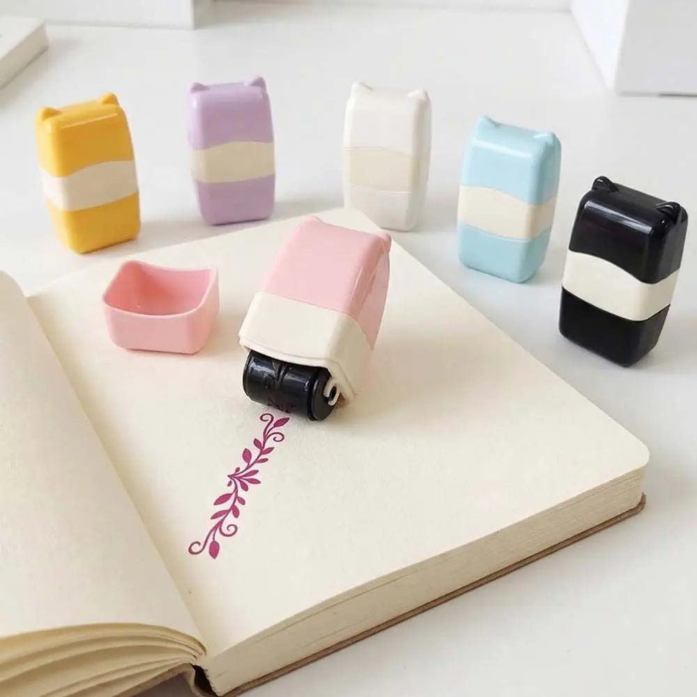Convenient Lace Rolling Stamp DIY Handcraft Score Printing Pattern Roller Stamp Plastic Roller Sealing Painting Graffiti Gifts Oasis Select