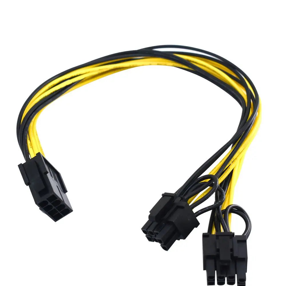 EPS CPU 8Pin to Dual 8(6 2) Pin PCIE PCI Express Adapter Power Cable Graphics Card Motherboard PCI-E GPU Splitter Cable Oasis Select