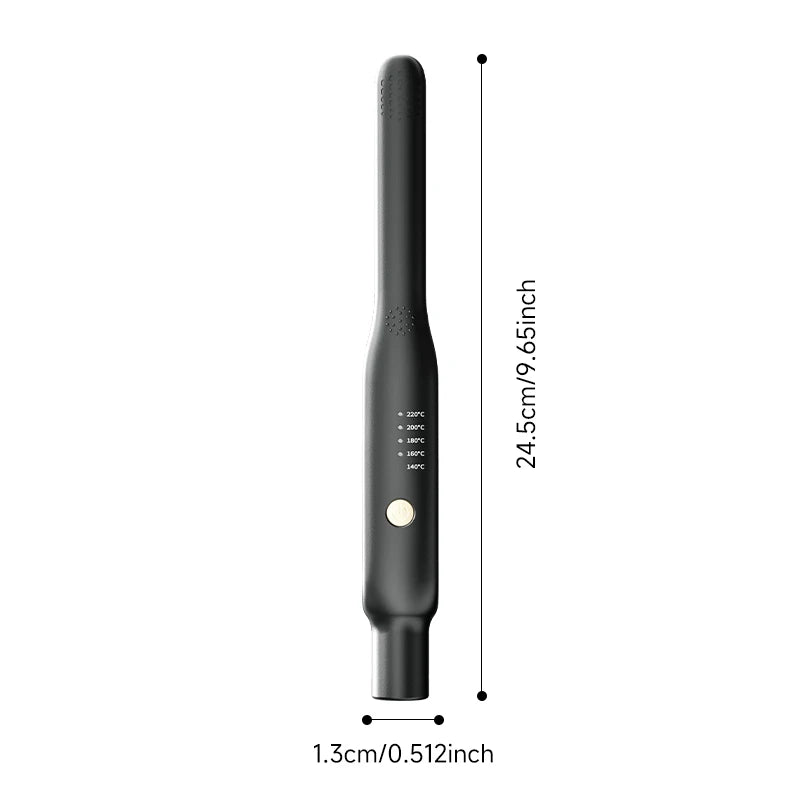 URGGU 2-in-1 Mini Ceramic Hair Straightener & Curler Flat Iron