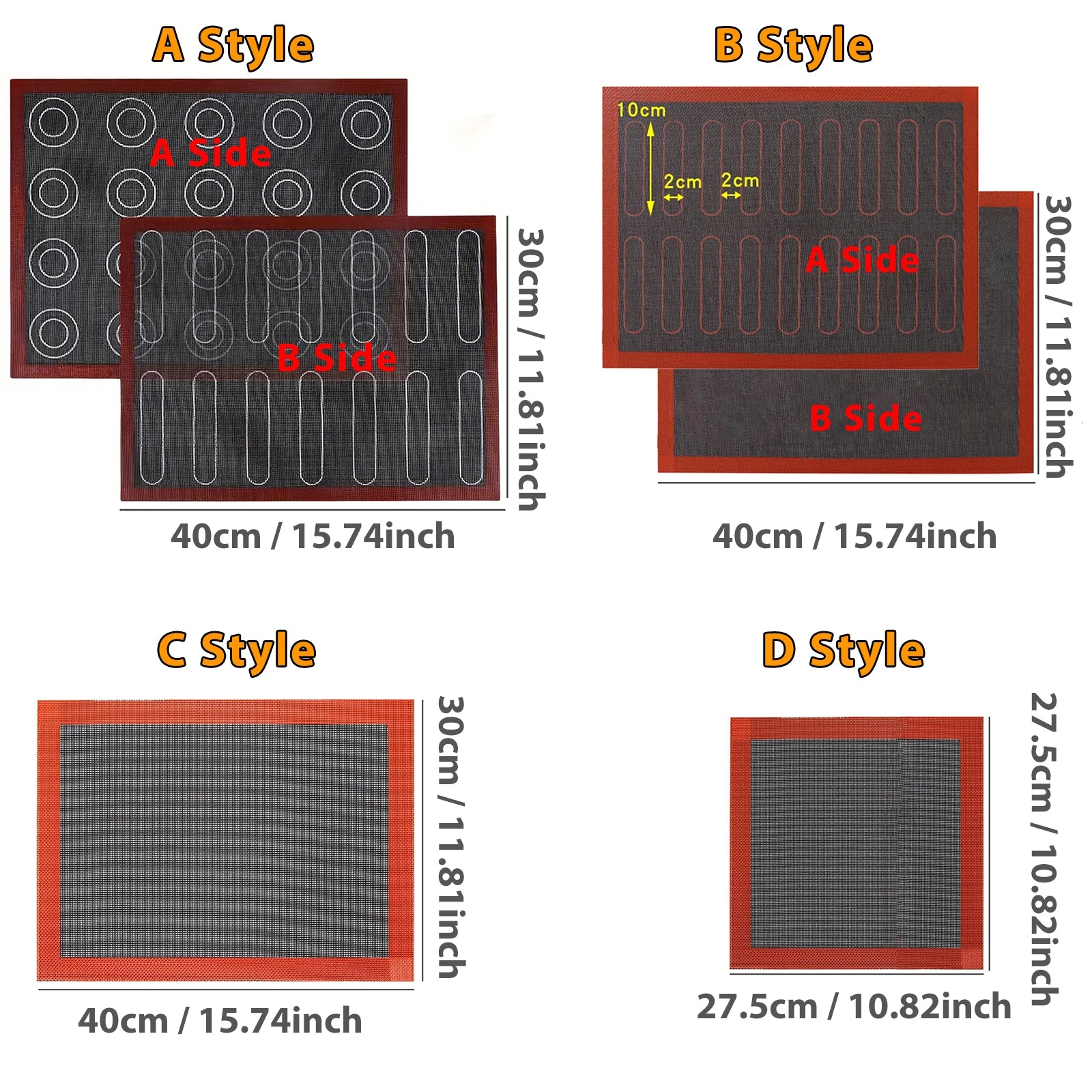 Perforated Silicone Baking Mat – Non-Stick Reusable Oven Liner Silicone Baking Mat Oasis Select