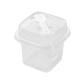 50/100pcs PET Transparent Square Dessert Boxes with LIDS and Spoons, Suitable for Cakes, Mousse, Fruits, Ice Cream, Yogurt, Etc Oasis Select Dessert cup 50pcs